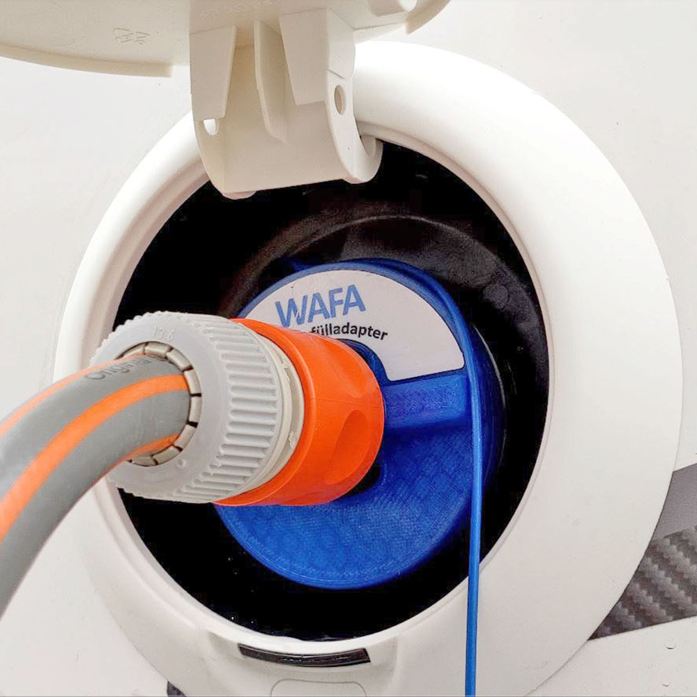 WAFA 4, Wasserfülladapter Wassertankdeckel Wohnmobil Hymer-B, Roller-Team, Mobilvetta, etc.